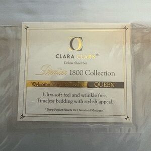 Clara Clark SHEET SET Premier 1800 Queen Sheet Set